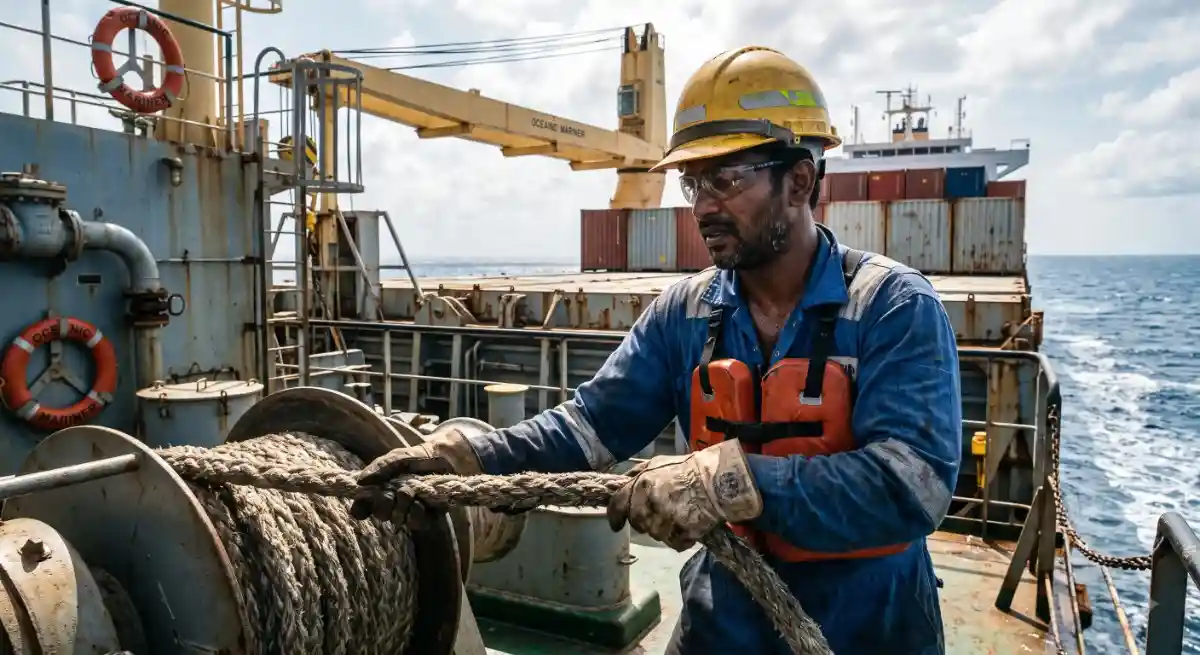 Seafarer working