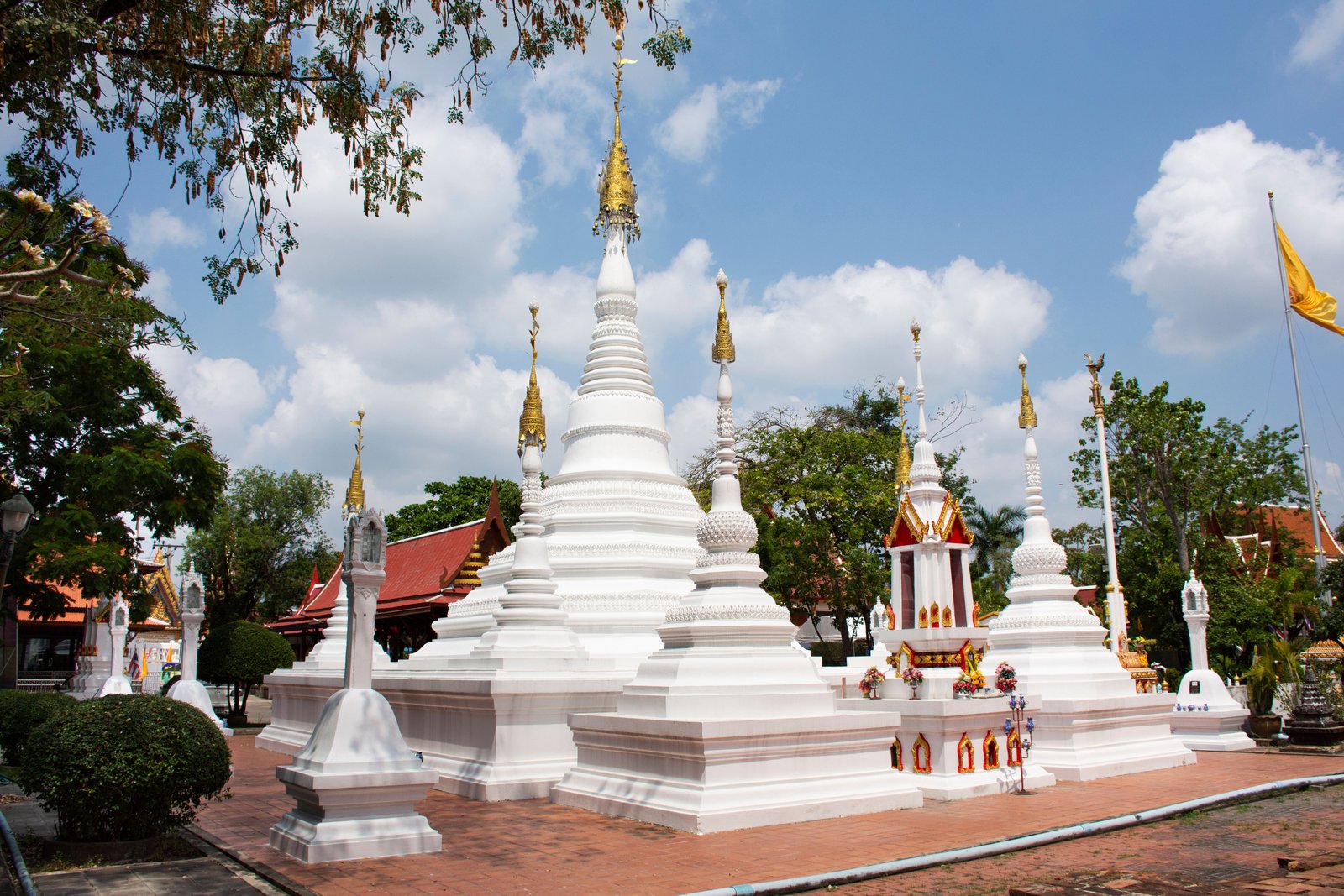 Beautiful Time Lapse Wat Suan Dok Temple Of Chiang Mai Thailand