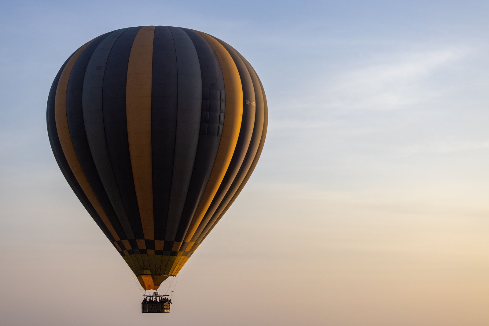 Colorful Hot Air Balloons Flying Over Mountain At Huai Nam