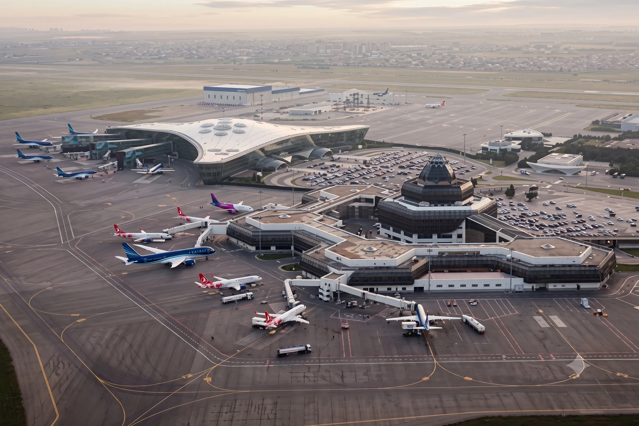Heydar Aliyev International Airport (GYD). Source: Wikipedia