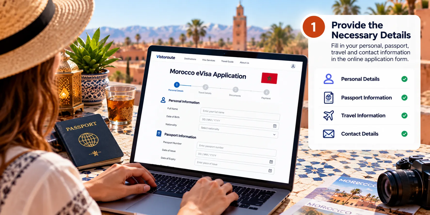 Online application form Online application form