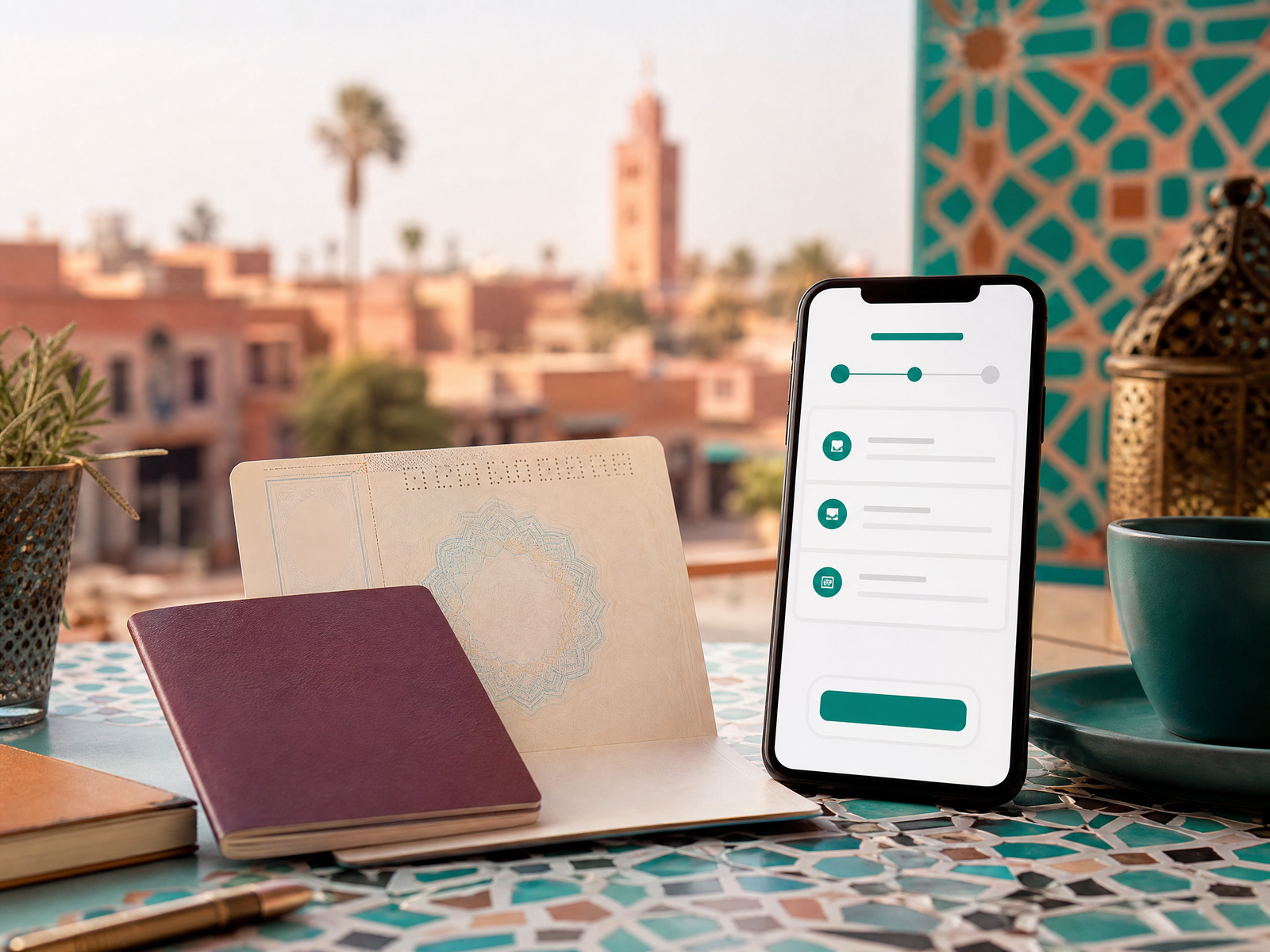Préparation du passeport et des fichiers numériques pour le visa e-Maroc