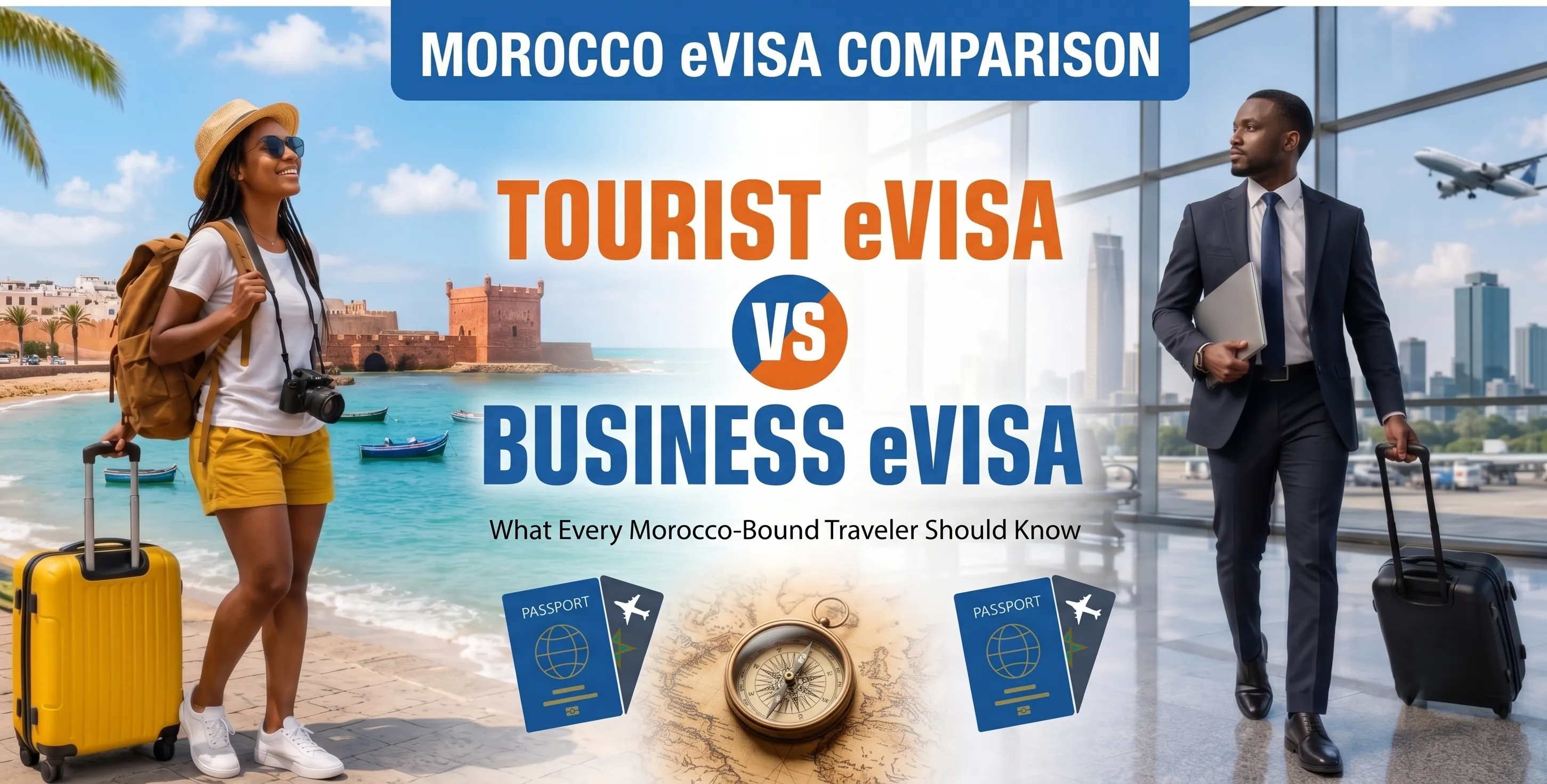 Morocco Tourist eVisa vs Business eVisa: Which to Choose?